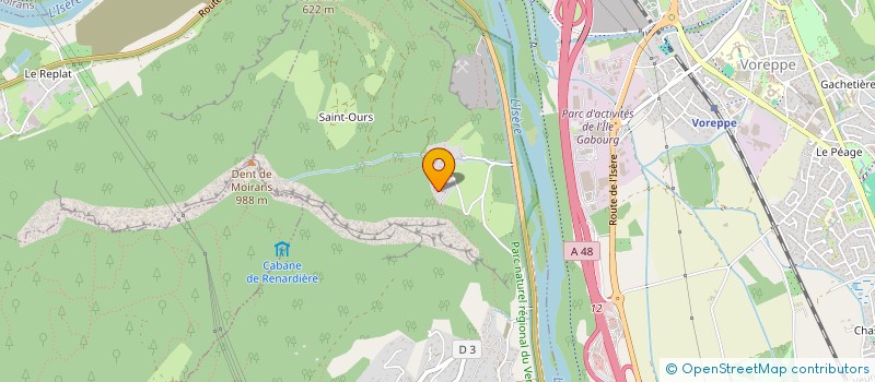 localisation de l'entreprise MONSIEUR JEAN MARIE CHAMPIN  VEUREY-VOROIZE