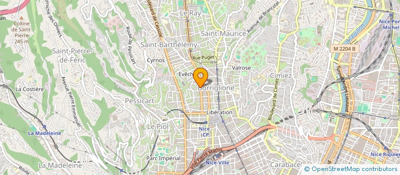 localisation de l'entreprise MONSIEUR JEAN-MARIE CHANAL à NICE