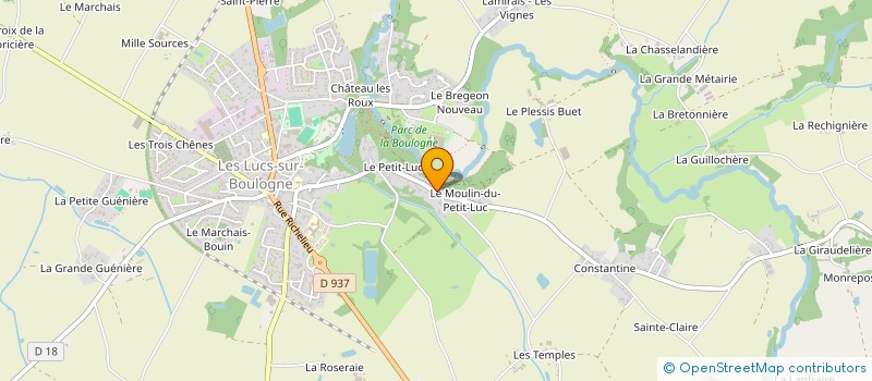 localisation de l'entreprise MONSIEUR JEAN MARIE CHAPELEAU  LES LUCS-SUR-BOULOGNE