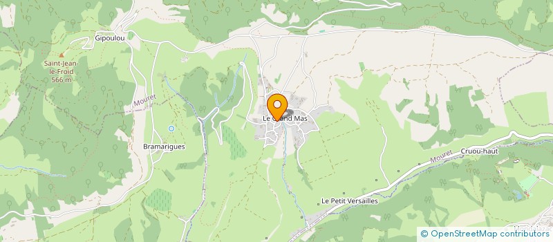 localisation de l'entreprise MONSIEUR JEAN-MARIE CHAPTAL  MURET-LE-CHATEAU