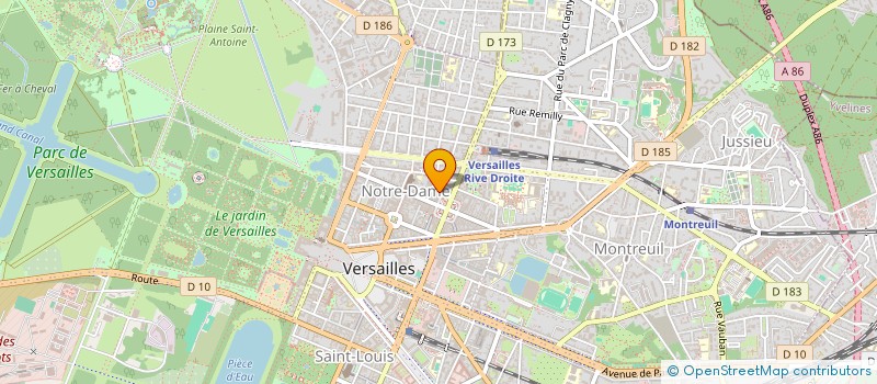 localisation de l'entreprise MONSIEUR JEAN-MARIE CHAPUIS à VERSAILLES