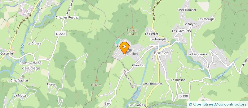 localisation de l'entreprise MONSIEUR JEAN-MARIE CHARDON  BOGEVE