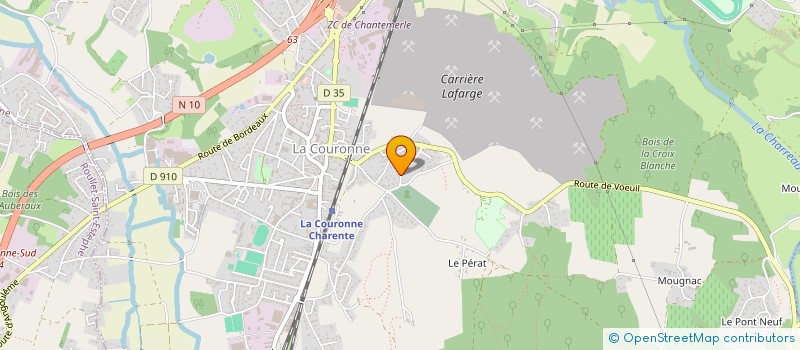 localisation de l'entreprise MONSIEUR JEAN-MARIE CHARRIER à LA COURONNE