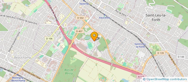 localisation de l'entreprise MONSIEUR JEAN MARIE CHASSIN DE KERGOMMEAUX  TAVERNY