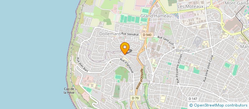 localisation de l'entreprise MONSIEUR JEAN MARIE CHATELIER  SAINTE-ADRESSE