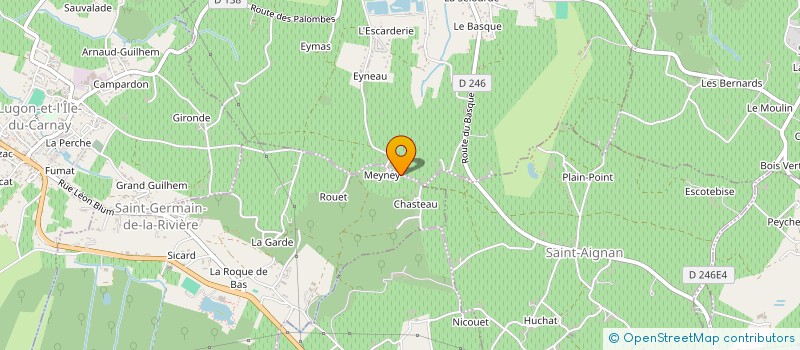 localisation de l'entreprise MONSIEUR JEAN-MARIE CHAUDET à SAINT-GERMAIN-DE-LA-RIVIERE
