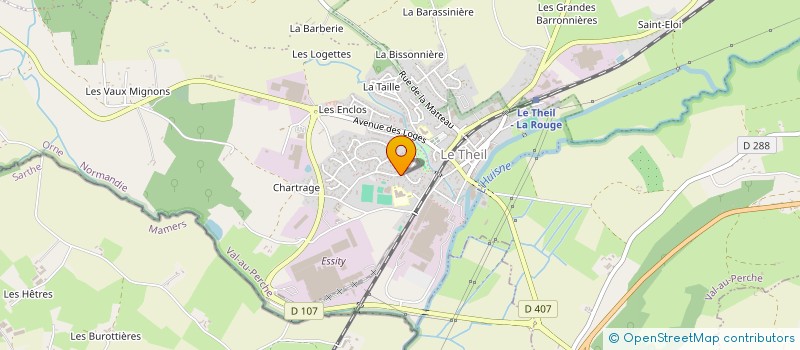 localisation de l'entreprise MONSIEUR JEAN MARIE CHAUMIER à VAL-AU-PERCHE