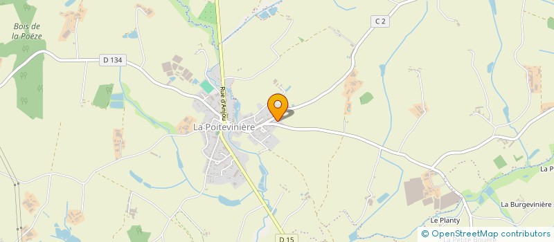 localisation de l'entreprise MONSIEUR JEAN-MARIE CHAUVIERE  BEAUPREAU-EN-MAUGES