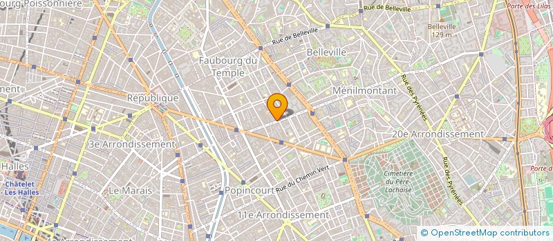 localisation de l'entreprise MONSIEUR JEAN-MARIE CHAZEAU  PARIS