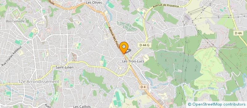 localisation de l'entreprise MONSIEUR JEAN-MARIE CHOLLEY  MARSEILLE