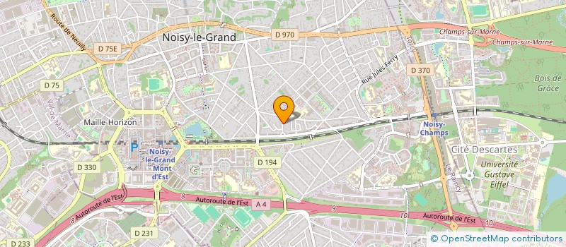 localisation de l'entreprise MONSIEUR JEAN-MARIE CLAIRAMBAULT  NOISY-LE-GRAND