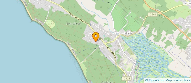 localisation de l'entreprise MONSIEUR JEAN-MARIE CLERGET  DOLUS-D'OLERON