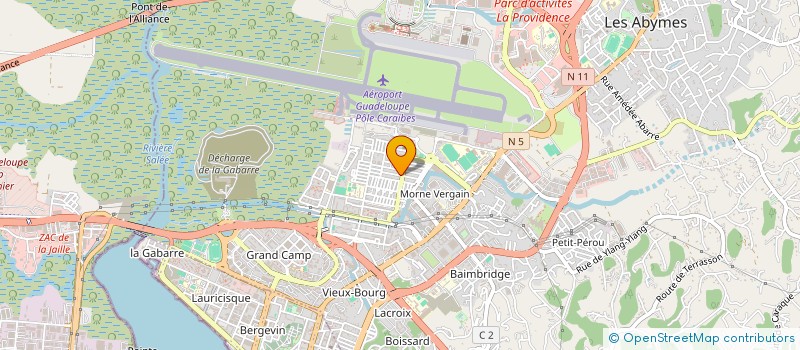 localisation de l'entreprise MONSIEUR JEAN-MARIE CLODION à LES ABYMES