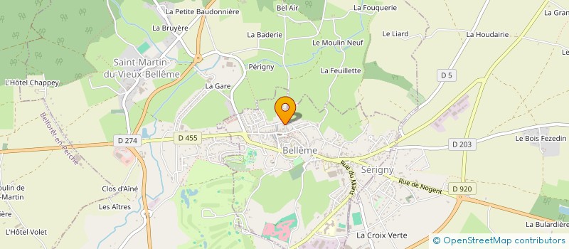 localisation de l'entreprise MONSIEUR JEAN-MARIE CLOUET à BELLEME