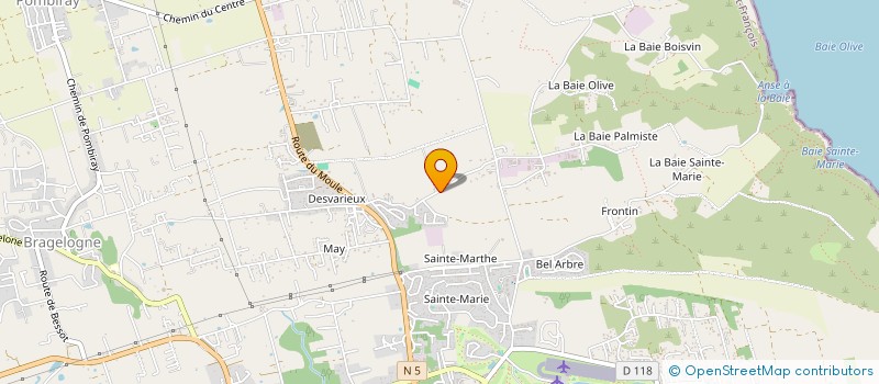 localisation de l'entreprise MONSIEUR JEAN MARIE COLASSY à SAINT-FRANCOIS