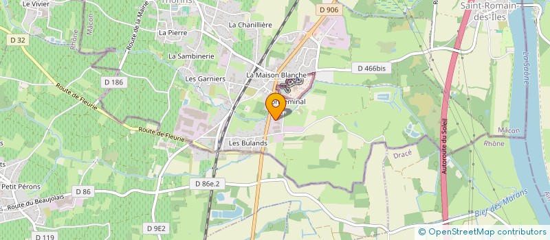 localisation de l'entreprise MONSIEUR JEAN MARIE COLLIN à ROMANECHE-THORINS