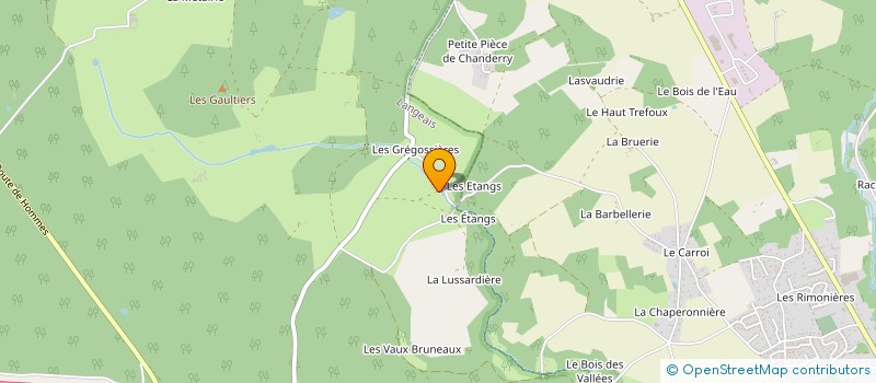 localisation de l'entreprise MONSIEUR JEAN MARIE COMPAGNON  LANGEAIS