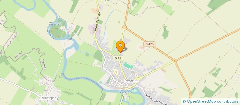 localisation de l'entreprise MONSIEUR JEAN-MARIE CONSTANTIN  PESMES