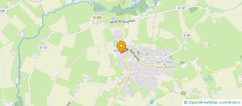 localisation de l'entreprise MONSIEUR JEAN-MARIE CORMIER  BALLON-SAINT MARS