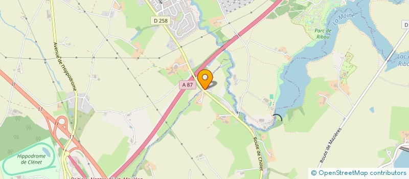 localisation de l'entreprise MONSIEUR JEAN-MARIE COTTEREAU  LA TESSOUALLE