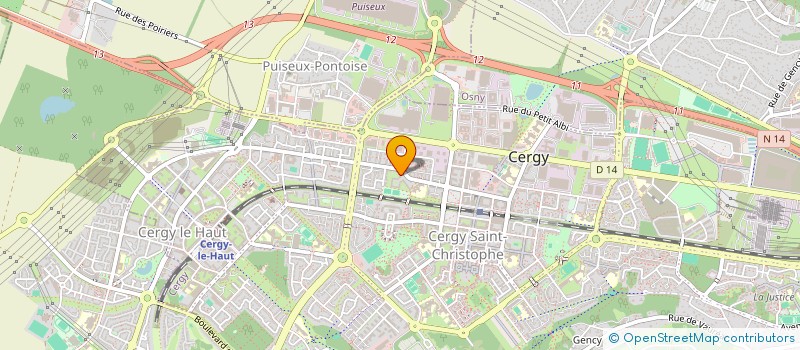 localisation de l'entreprise MONSIEUR JEAN-MARIE COUCHY-GUICHERON à CERGY
