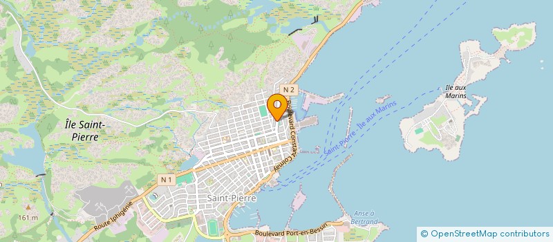 localisation de l'entreprise MONSIEUR JEAN-MARIE COUEPEL  SAINT-PIERRE