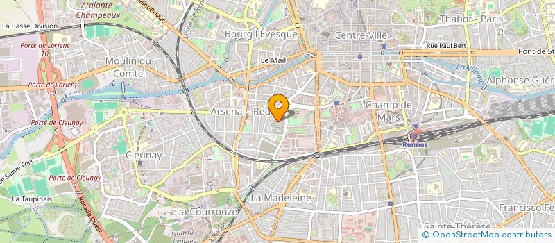 localisation de l'entreprise MONSIEUR JEAN-MARIE COURANT  RENNES