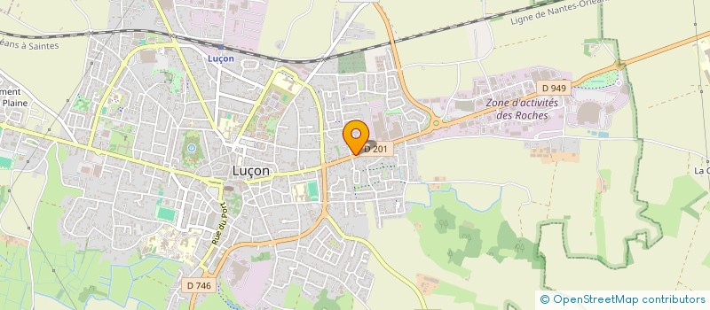 localisation de l'entreprise MONSIEUR JEAN-MARIE COURTIN  LUCON