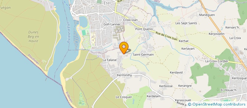 localisation de l'entreprise MONSIEUR JEAN-MARIE COUSTY  ERDEVEN