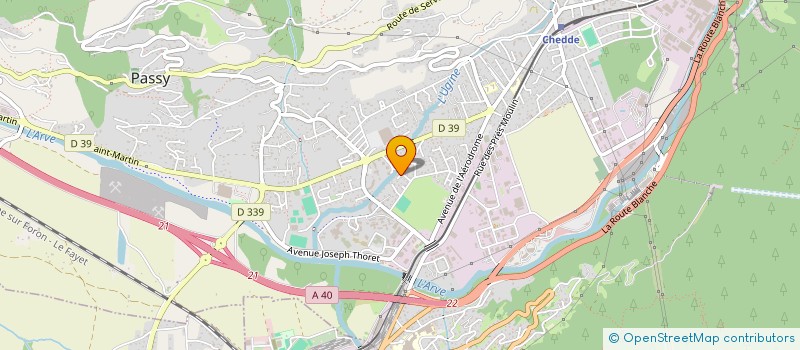 localisation de l'entreprise MONSIEUR JEAN-MARIE COUTTET  PASSY