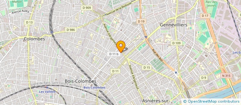 localisation de l'entreprise MONSIEUR JEAN-MARIE CRAS à BOIS-COLOMBES