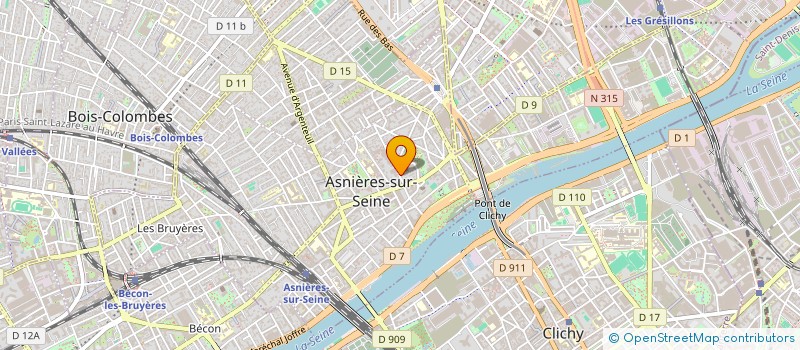 localisation de l'entreprise MONSIEUR JEAN-MARIE CRESPIN  ASNIERES-SUR-SEINE