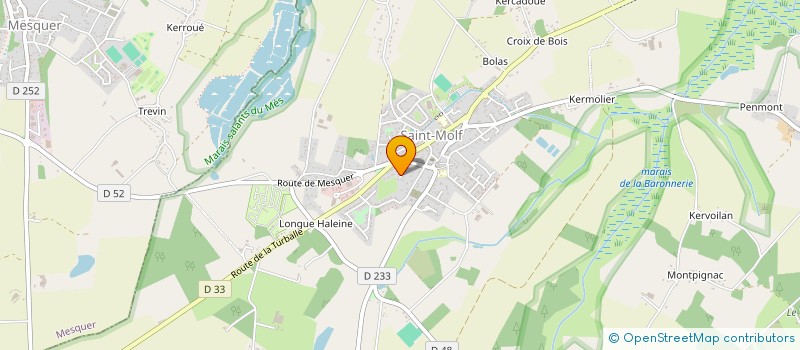 localisation de l'entreprise MONSIEUR JEAN MARIE CRUSSON  SAINT-MOLF