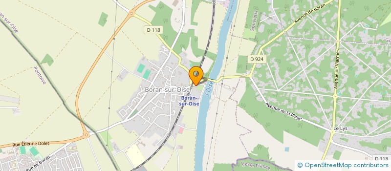 localisation de l'entreprise MONSIEUR JEAN-MARIE DAMESTOY  BORAN-SUR-OISE