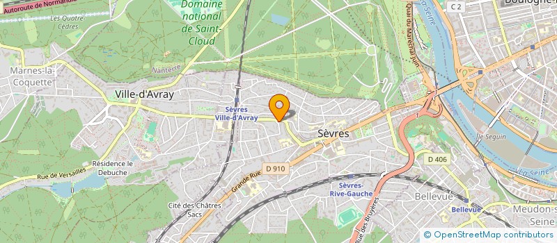 localisation de l'entreprise MONSIEUR JEAN-MARIE DE FOULHIAC DE PADIRAC à SEVRES