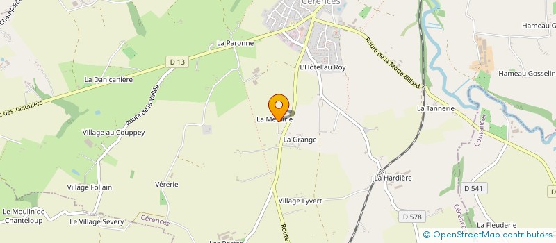 localisation de l'entreprise MONSIEUR JEAN MARIE DE JOYBERT  CERENCES