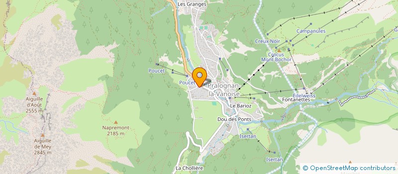localisation de l'entreprise MONSIEUR JEAN-MARIE DECHANDON à PRALOGNAN-LA-VANOISE