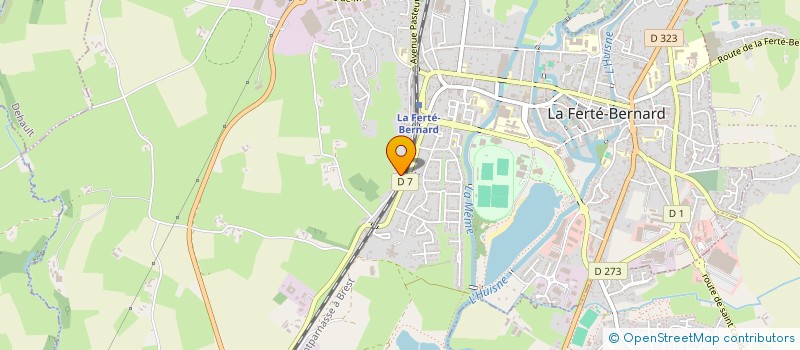 localisation de l'entreprise MONSIEUR JEAN-MARIE DEFOSSEZ  LA FERTE-BERNARD