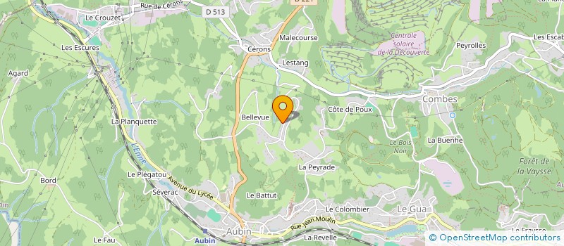 localisation de l'entreprise MONSIEUR JEAN-MARIE DELAGNES  VIVIEZ