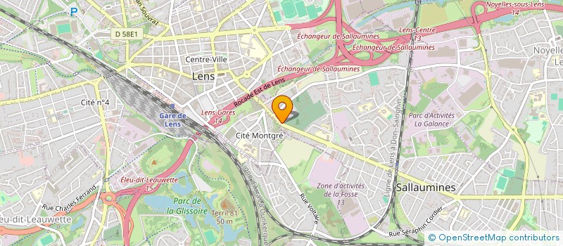 localisation de l'entreprise MONSIEUR JEAN-MARIE DELATTRE  SALLAUMINES