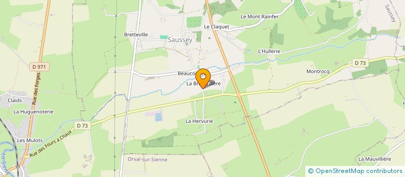 localisation de l'entreprise MONSIEUR JEAN-MARIE DELAUNAY à SAUSSEY