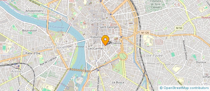 localisation de l'entreprise MONSIEUR JEAN MARIE DELORME  TOULOUSE