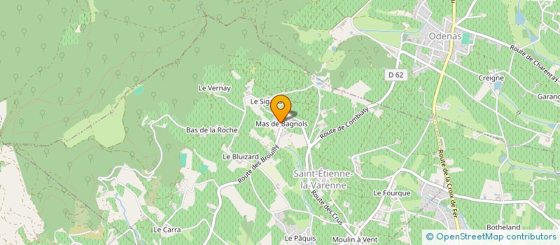 localisation de l'entreprise MONSIEUR JEAN-MARIE DEMONTAIX à SAINT-ETIENNE-LA-VARENNE