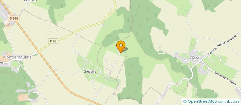 localisation de l'entreprise MONSIEUR JEAN-MARIE DENIS  CONTREMOULINS