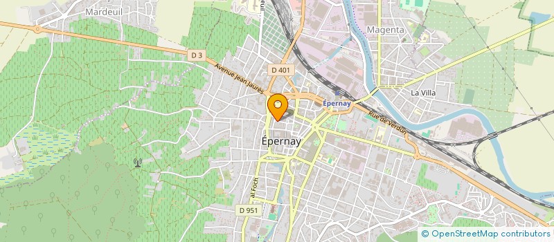 localisation de l'entreprise MONSIEUR JEAN-MARIE DEPLAINE  EPERNAY