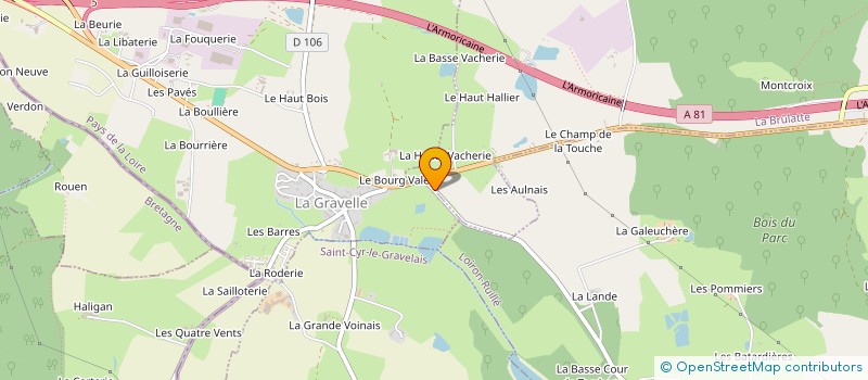 localisation de l'entreprise MONSIEUR JEAN MARIE DESCLOS  LOYAT