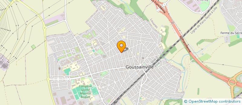 localisation de l'entreprise MONSIEUR JEAN MARIE DESROSIERS  GOUSSAINVILLE