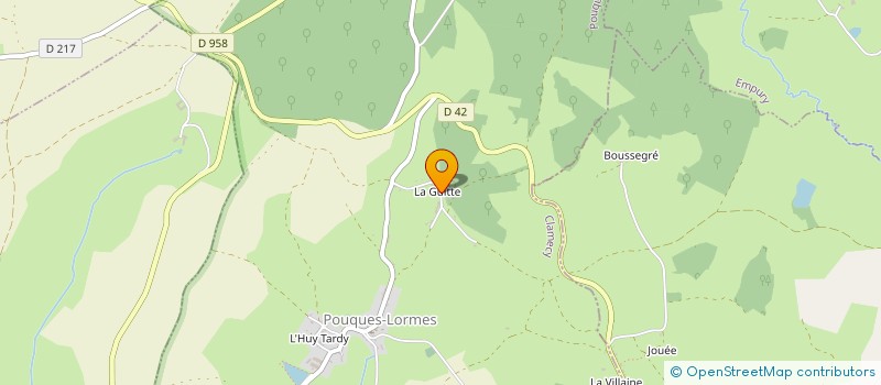 localisation de l'entreprise MONSIEUR JEAN MARIE DESVEAUX  POUQUES-LORMES