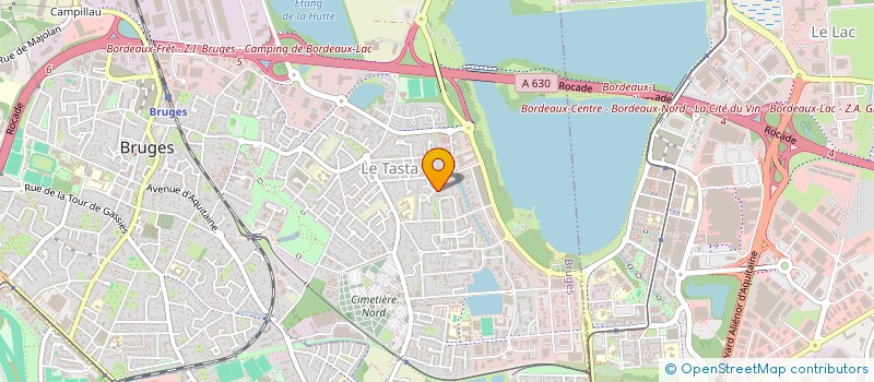 localisation de l'entreprise MONSIEUR JEAN-MARIE DIAZ  BRUGES