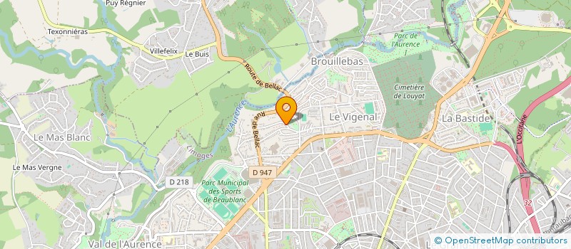localisation de l'entreprise MONSIEUR JEAN-MARIE DOIZON à LIMOGES